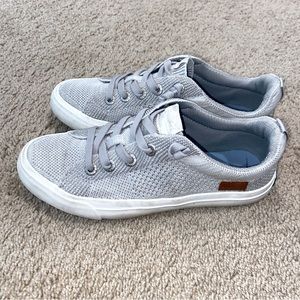 Blowfish Malibu Marley Women’s Sneakers Shoes Slip On, Gray Grey 7.5, 8 VGUC